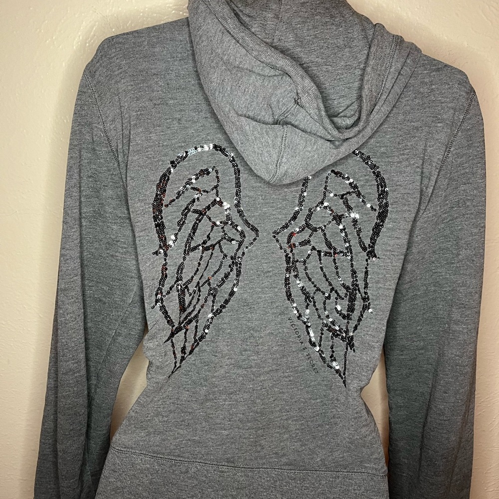 Vintage Victoria's Secret angel runway essentials zip  Hoodie - Picture 2 of 6
